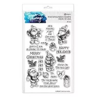 Simon Hurley Sketched Santas Ranger Stempel