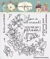 Best Friends Forever Clear Stamps Stempel Colorado Craft Company by Kris Lauren