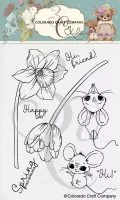 Daffodil Mice Stamp & Die Bundle Colorado Craft Company