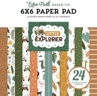 echo park Little Explorer 6x6 inch paper pad