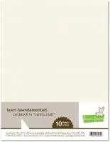 Lawn Fawn Cardstock - Vanilla Malt - 8,5"x11"