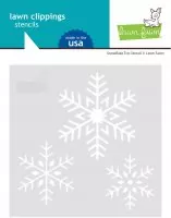 Snowflake Trio - Stencil - Lawn Fawn