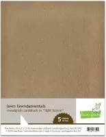 Woodgrain Cardstock - Light Brown - 8,5"x11 - Lawn Fawn