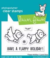 Flappy Holiday - Stempel - Lawn Fawn