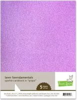 Lawn Fawn Sparkle Cardstock - Pack - Grape - 8,5"x11