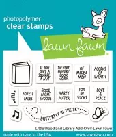 Little Woodland Library Add-On - Stempel - Lawn Fawn