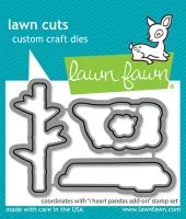 I Heart Pandas Add-On - Stanzen - Lawn Fawn