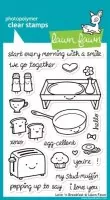 Love and Breakfast - Bundle Stempel + Stanzen - Lawn Fawn - 2te Wahl