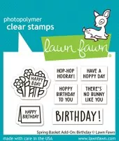 Spring Basket Add-On: Birthday Stempel Lawn Fawn