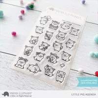 Little Pig Agenda - Stamp & Die Bundle - Mama Elephant