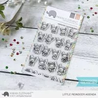 Little Reindeer Agenda Mama Elephant Stamp & Die Bundle