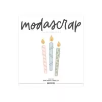 Birthday Candles - Stanzen - ModaScrap