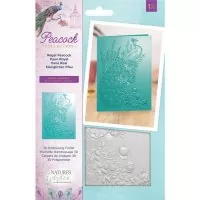 Regal Peacock - 3D Embossing Folder - Crafters Companion