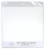 Soft Finish Cardstock - White - Elizabeth Craft Designs - 12x12