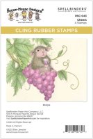 House-Mouse Cheers Spellbinders Gummistempel