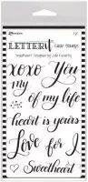 Ranger - Letter It - Clear Stamps - Sweetheart