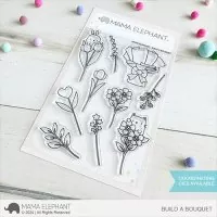 Build A Bouquet - Clear Stamps - Mama Elephant