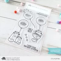 It's Poppin Clear Stamps Stempel Mama Elephant