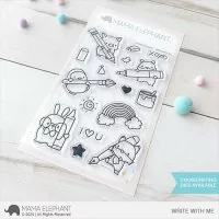 Write with Me Clear Stamps Stempel Mama Elephant