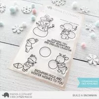 Build A Snowman - Clear Stamps - Mama Elephant