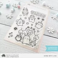 Shine with Love - Clear Stamps - Mama Elephant