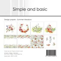Simple and Basic Summer Meadow 6x6 inch Paper Pack