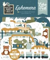 Special Delivery Baby Boy - Ephemera - Die Cut Embellishment - Echo Park Paper Co
