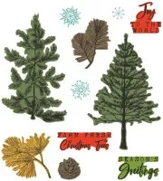 Pine Holidays - Framelits - Stanzen & Stempel - 49 and Market - Sizzix