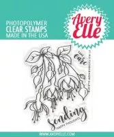 ST1821 Avery Elle Fuchsia clear stamps