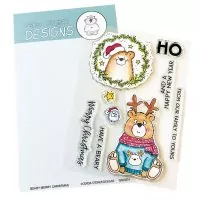 Beary Merry Christmas - Stempel - Gerda Steiner Designs