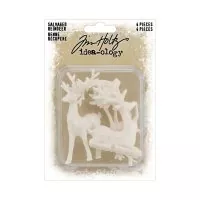 Salvaged Reindeer Christmas 2024 - Idea-ology - Tim Holtz