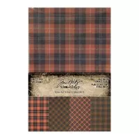 Halloween Kraft-stock Halloween Sparkle Plaid - Idea-ology - Tim Holtz