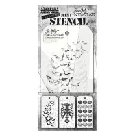 Tim Holtz Mini Stencil Set 61 Schablonen Stampers Anomymous