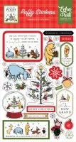 Winnie The Pooh Christmas - Puffy Stickers - Echo Park