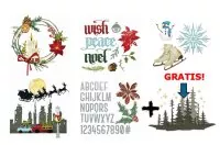 Exklusiv Bundle - Tim Holtz Christmas Collection - Thinlits - Stanzen - Sizzix