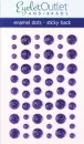 Glitter Violet - Enamel Dots