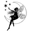 Moon Fairy - Clear Stamps - Lavinia