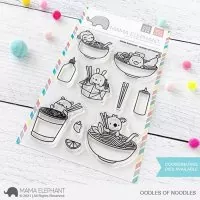 Oodles of Noodles Mama Elephant Stamp & Die Bundle