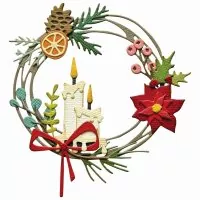 Vault Festive Wreath - Thinlits - Stanzen - Tim Holtz - Sizzix