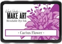 wendy vecchi make art blendable dye ink cactus flower